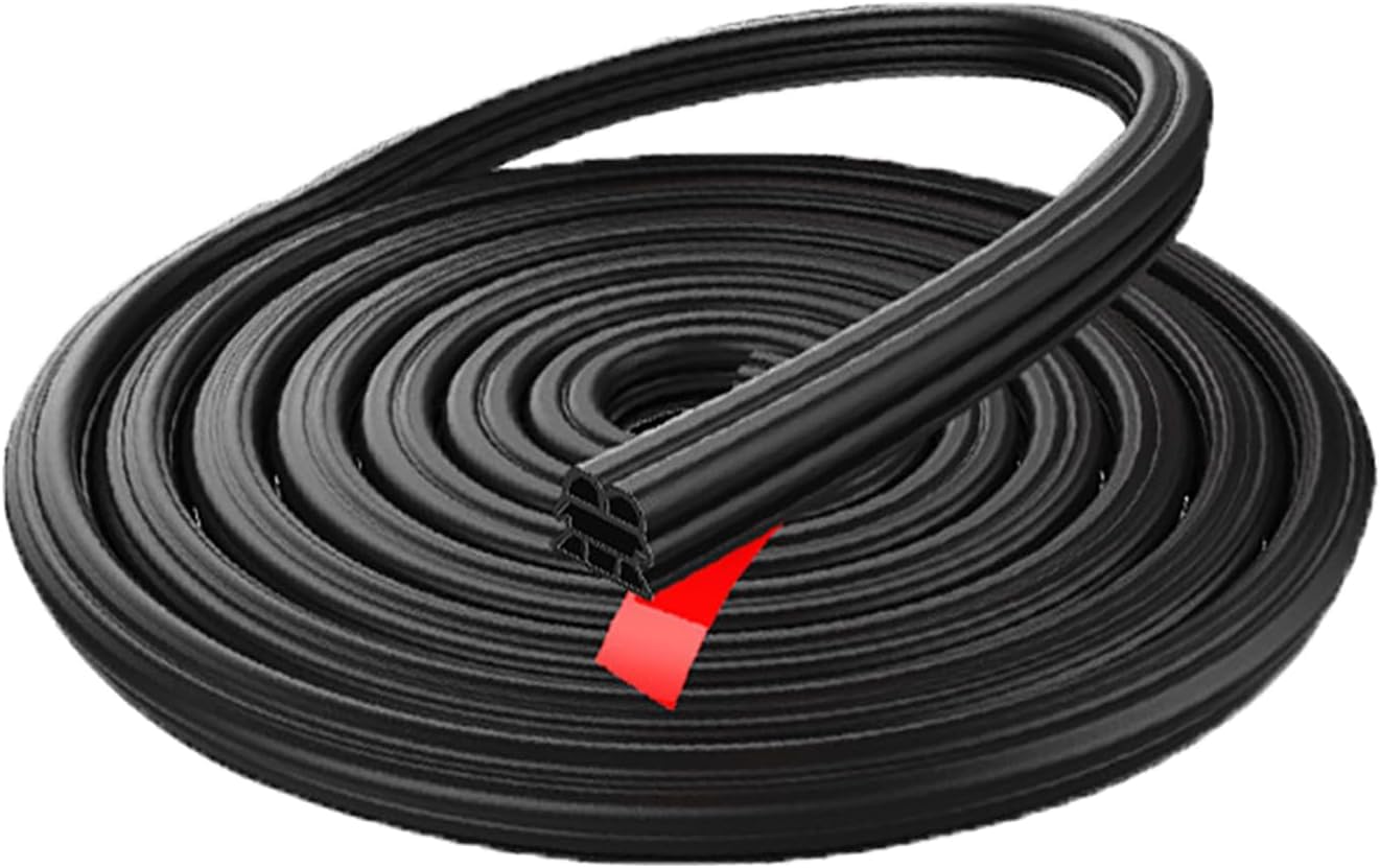 Wyhxy 26Cm Car Door Seal Strip For Ford Escort 3Door Hatchback/2Door Sedan 1968-2025, Weather Stripping Soundproofing Automotive Window Trunk Hood Cover Weatherstrip Self-Adhesive,