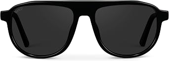 WearMe Pro Wyatt Men's Polarized Aviator Sunglasses, Geometric Bold Style