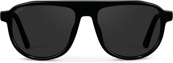 WearMe Pro Wyatt Men's Polarized Aviator Sunglasses, Geometric Bold Style