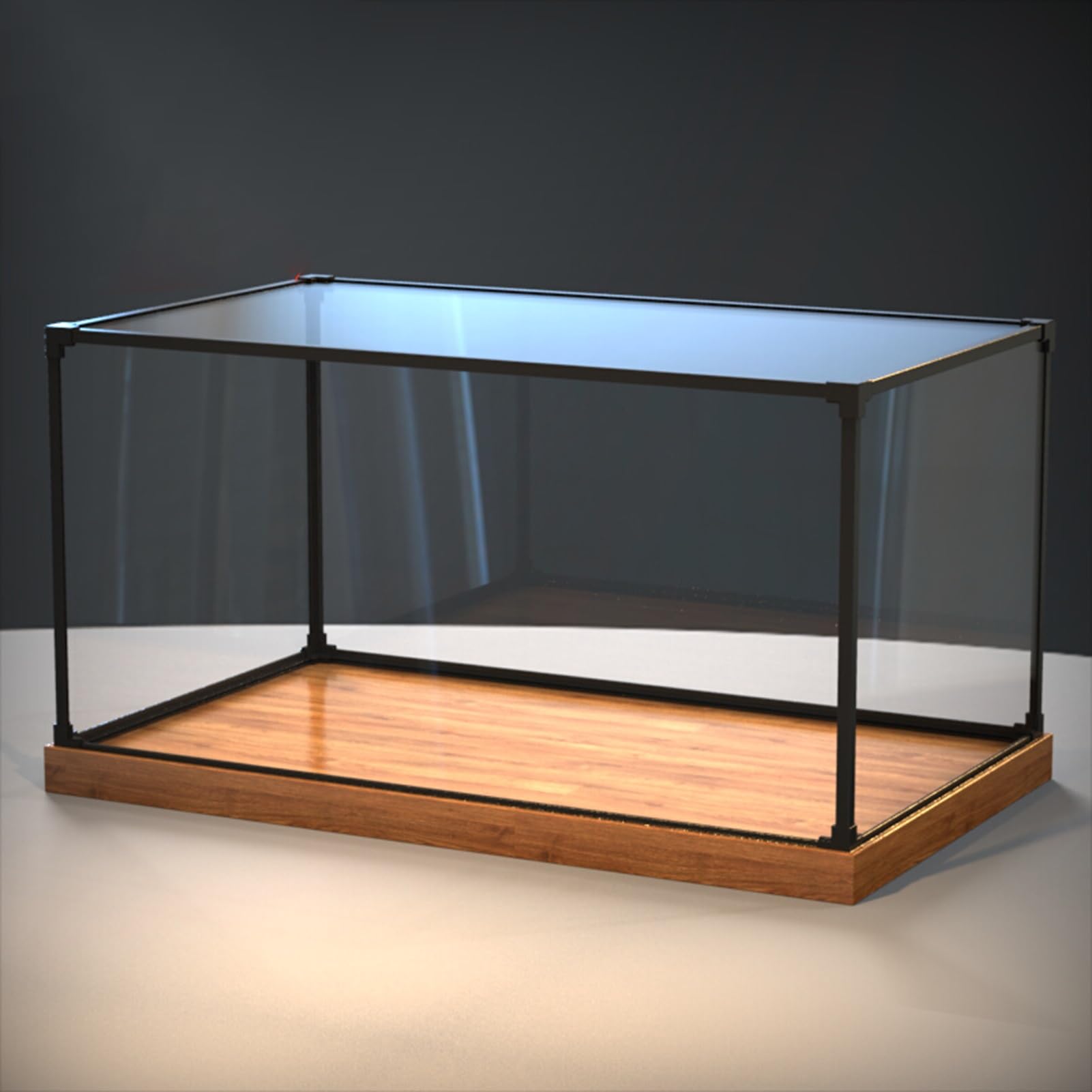ksxnkhk Large Display Case Stackable Plastic Acrylic, Action Figure Doll Stand, High Transparency Protection Collectibles Showcase Organizer Box(15x15x15cm(6x6x6in))
