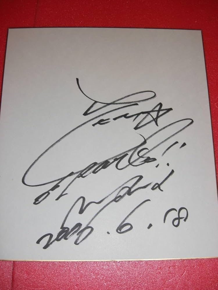 Amazon.co.jp: 夏目ナナ サイン色紙 日付あり : 文房具