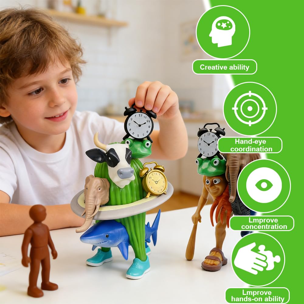 KUWUNG Italian Brainrot Figurines Set, 2 pcs Italian Brainrot Toys, Action Figures Set for Desktop Decoration Gifts, Fans - Image 3