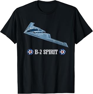 American Plane Camouflage Bomber B2 Spirit T-Shirt