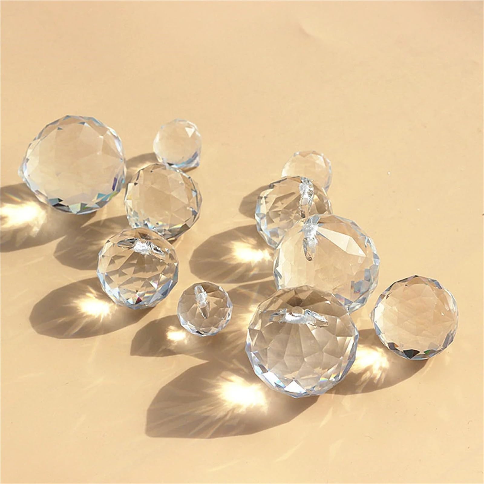 20 Pcs Klar Kristall Lampe Ball Prism Regenbogen Sun Catcher Hochzeit Dekoration Hause Party Ornament für Dekoration(30mm)