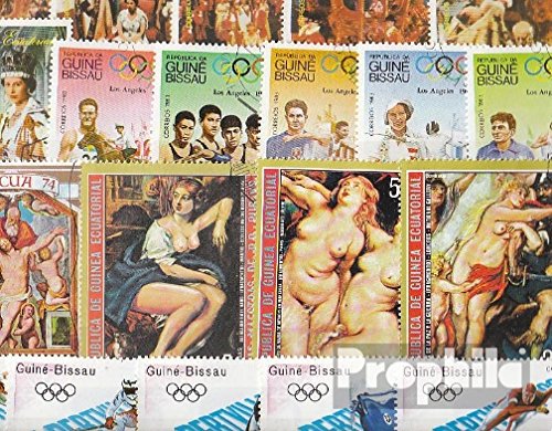 Prophila Collection Africa 150 Diversi Francobolli Speciali Guinea, -Equatoriale e -Bissau (Francobolli per i Collezionisti)