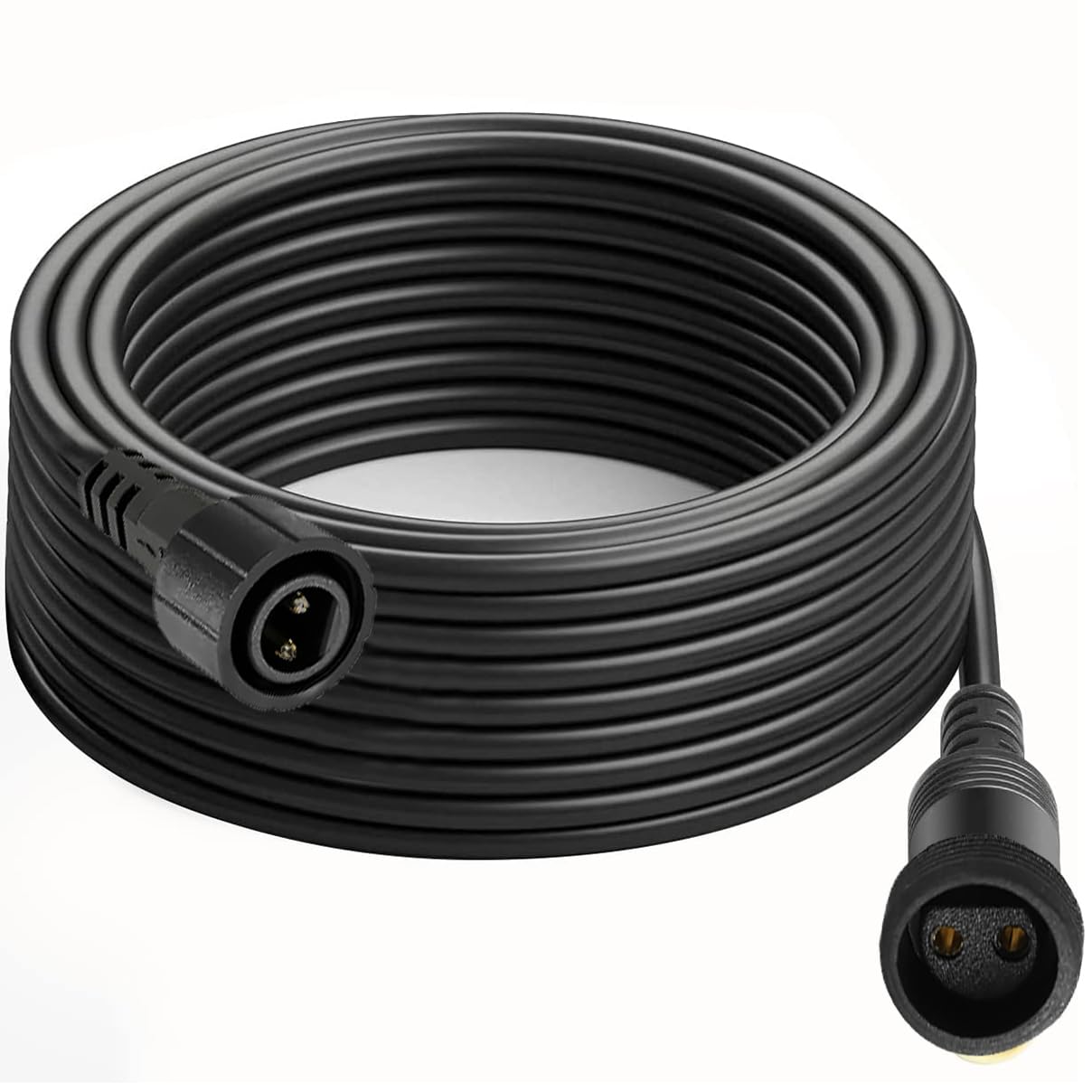 Rallonge Electrique Exterieure Connecteur étanche 2-en-1 Pour Guirlandes Lumineuses - IP65 - Mâle/femelle - Pour Noël/extérieur Guirlande Lumineuse Rideau Noel