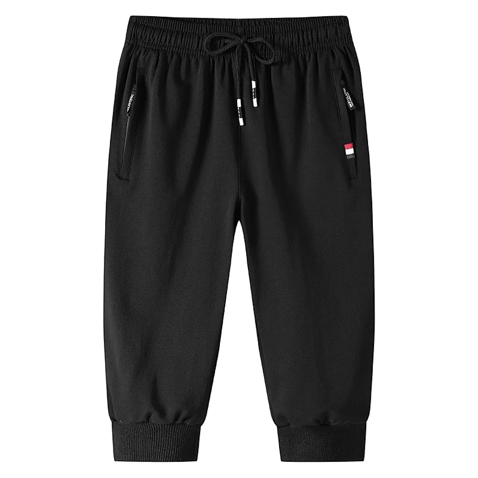 Herren Shorts Kurze Hose Cargo Jeans Running Outdoor Baumwolle Herren Sportshorts XL Blackrib