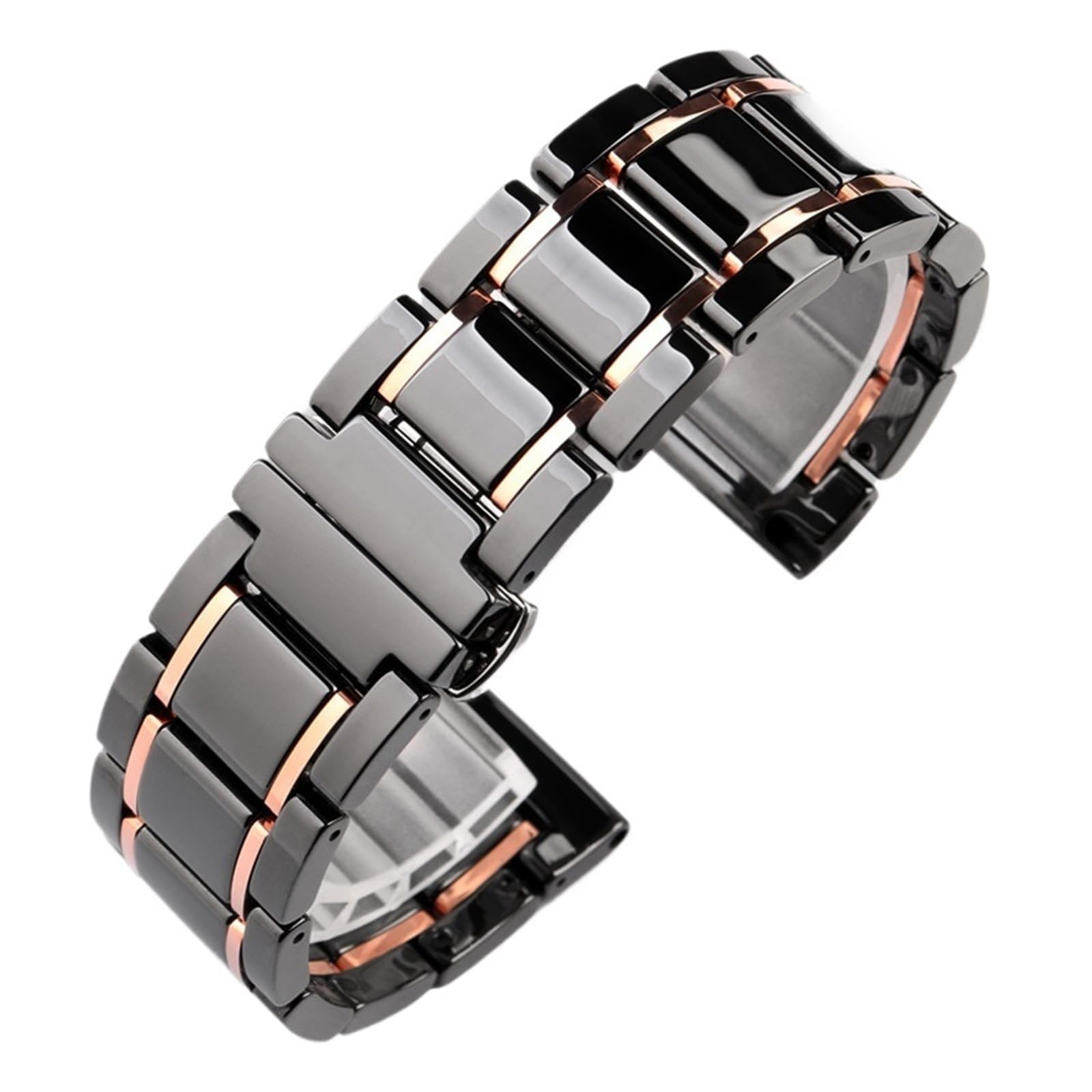 HuanJ Cinturino in ceramica for orologi da 14 mm, 15, 16, 17, 18, 20, 22, cinturino for orologio polso alla moda donna e uomo