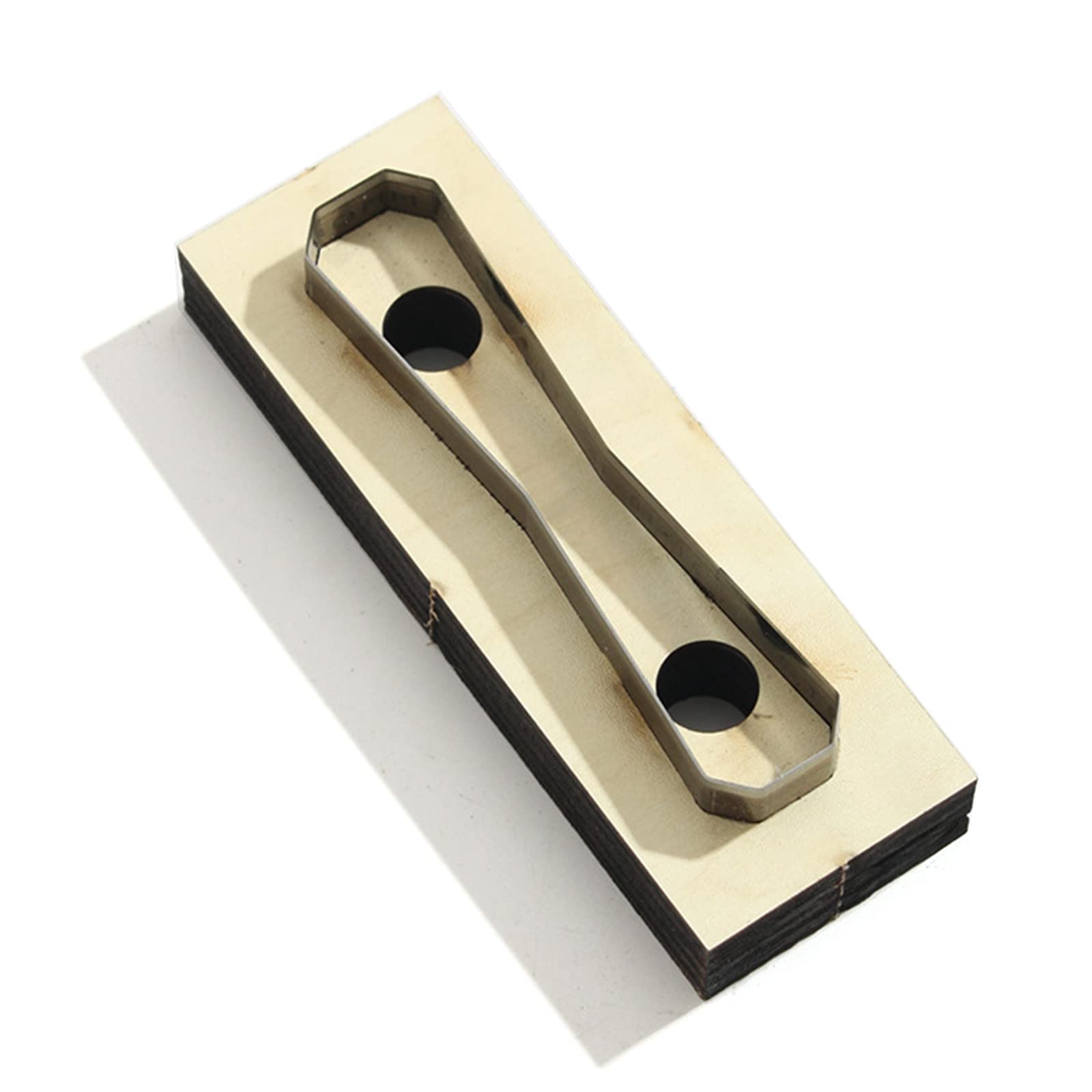 Buxuaaaa Cutting Die Strip Scrapbook Embossing Wooden Die Cutting Leather Cutter Leather Mold for Mold Wooden Punching Bag Punching