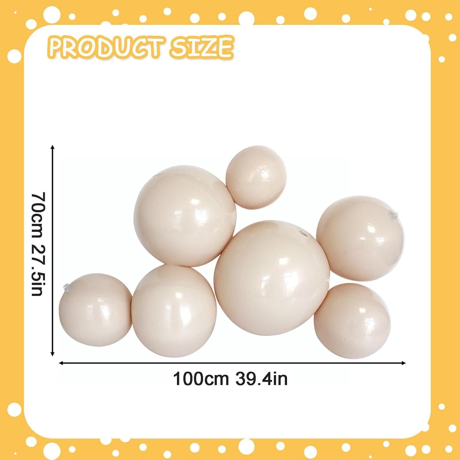 Reusable Inflatable Balloon Garland Reusable Balloon Garland Arch Kit PVC Inflatable Balloons Arch Garlands Easy Setup Air-Filled Party Decoration Balloons for Birthdays Weddings