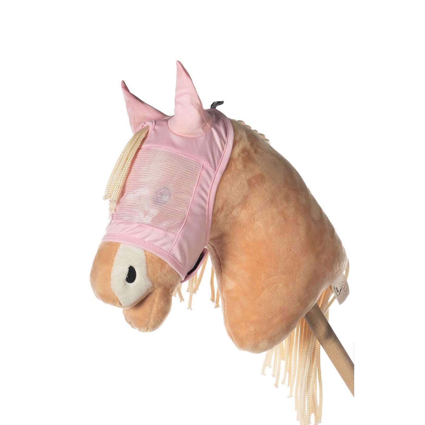 HKM Hobby Horse Summer Set – Fliegenmaske & Fliegendecke – Perfekt für Hobby Horsing & Turniere (Rosa)