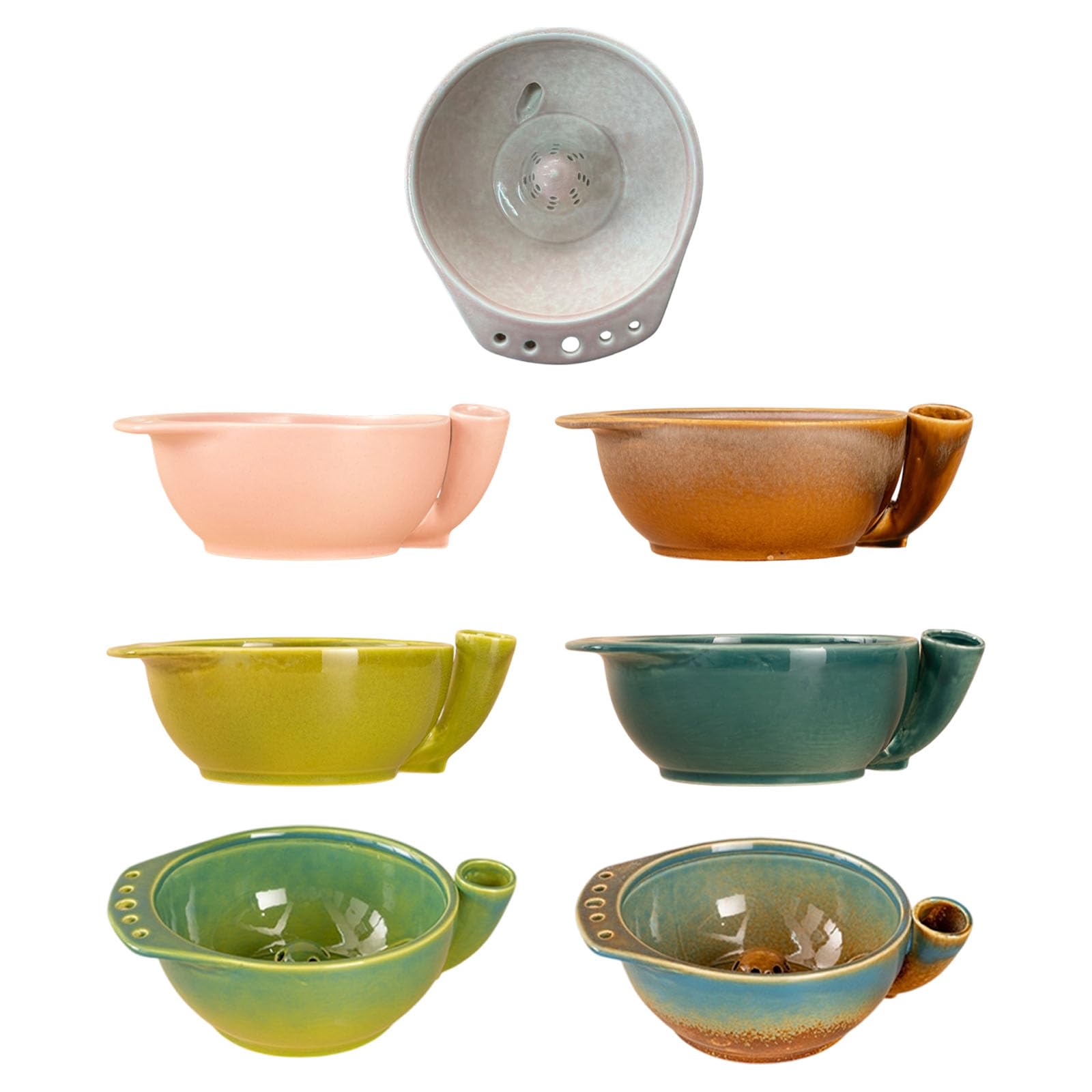 Lavadora de productos de cocina familiar con estructura de cerámica esmaltada, centro, salida de drenaje para tareas de enjuague de vegetales, arroz y frijoles Enjuagadora de frutas y verduras