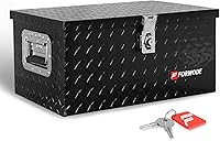 Vista 23 de FORWODE - Caja de herramientas de 48 pulgadas para cama de camión, de aluminio para camioneta, caja de herramientas para RV, cajas de herramientas