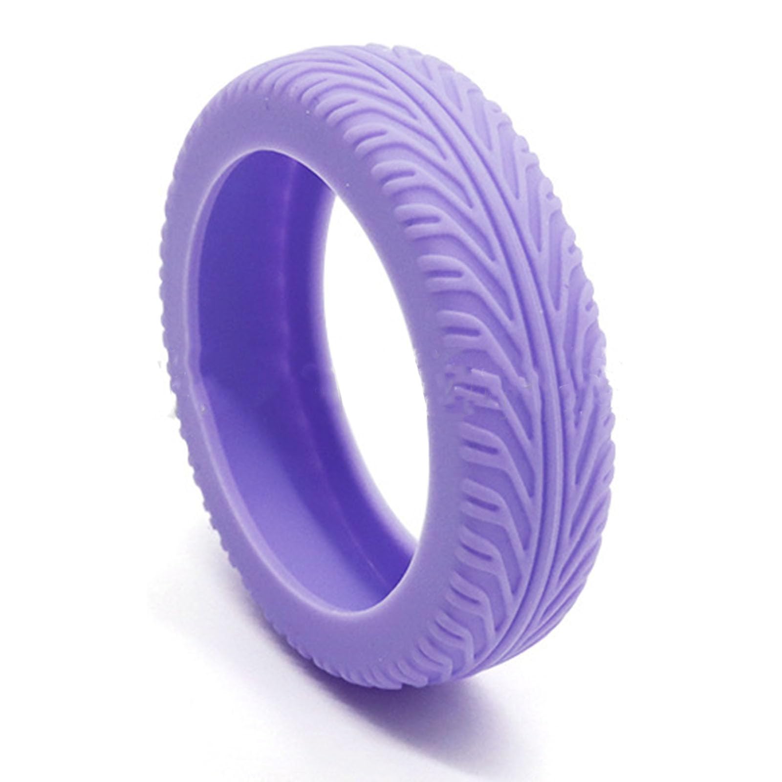 Set di 8 coperture per ruote in silicone per bagagli, rolling
