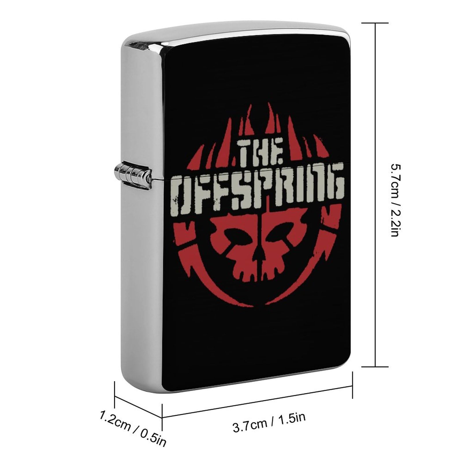 Amazon.co.jp: ライターケース The Offspring Logo メンズ 両面