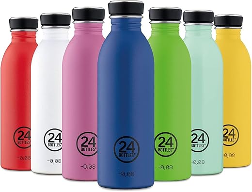 24Bottles Trinkflasche aus Edelstahl 1000ml | 1l Fassungsvermögen | BPA frei federleicht...
