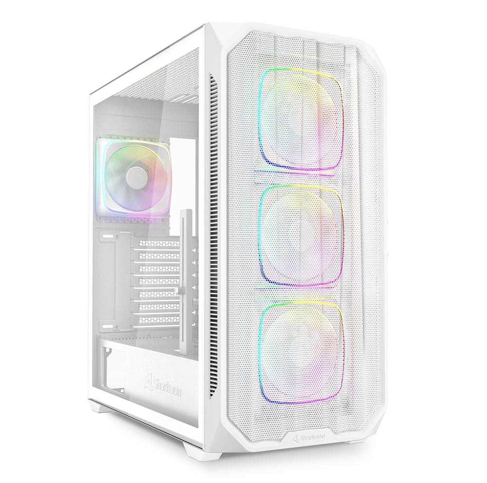 Sharkoon Ak5m Rgb White Atx - Carcasa Para Pc