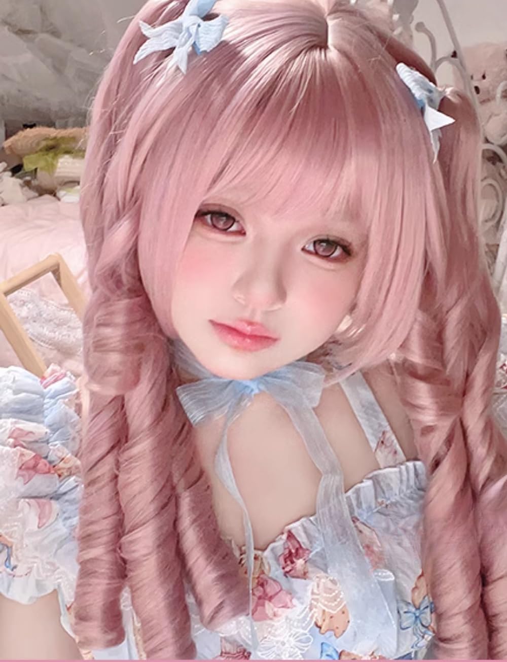 あるさん専用 縦ロール 前髪控えめ Amazon.co.jp: ロリータウィッグ バンス付き縦ロール ぱっつん前髪