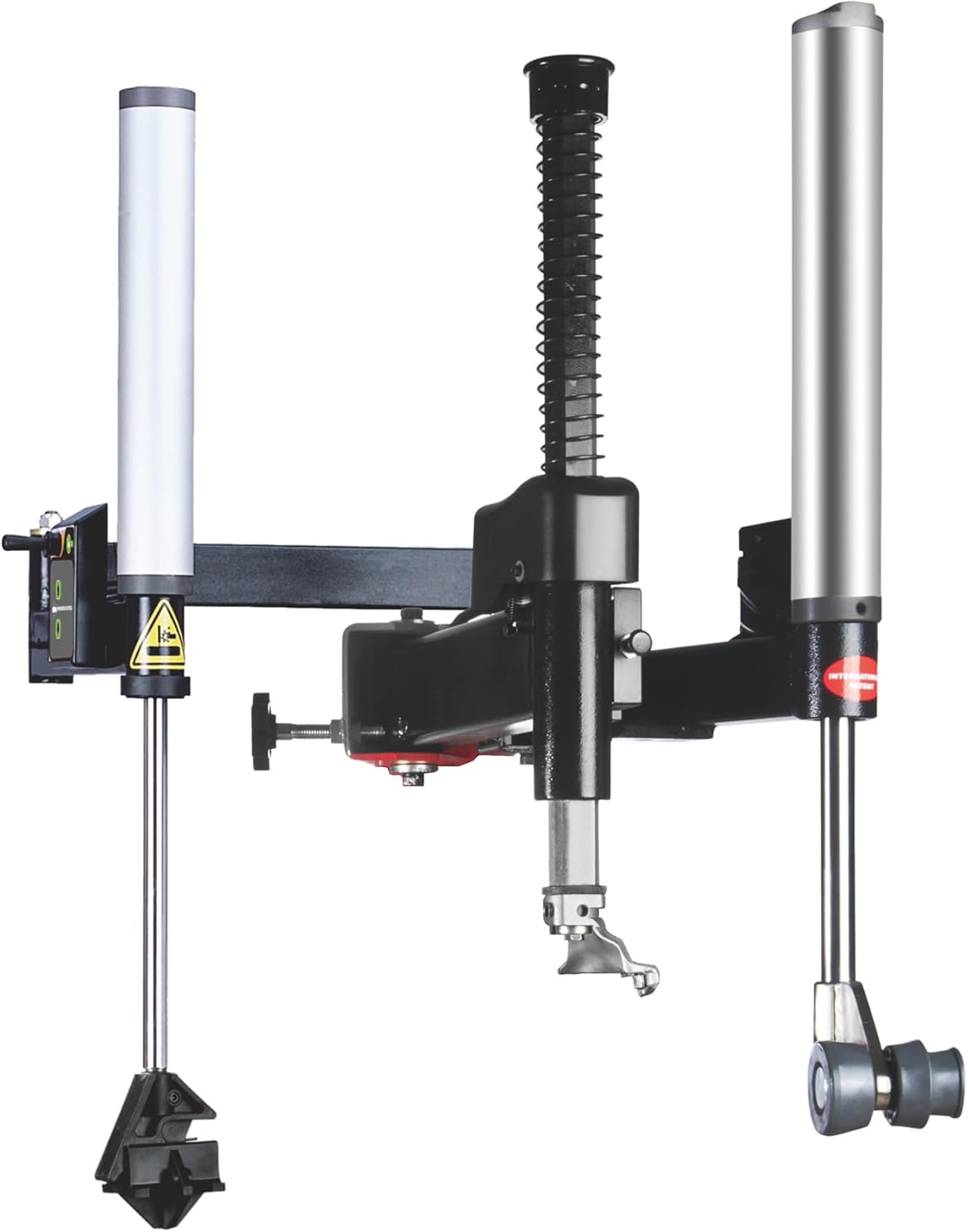 APlusLift DHM-24 Tire Wheel Changer and WBS-500 Tire Wheel Balancer with Wheel Hood Protector Combo New Integrated Power Unit 3 Years Warranty