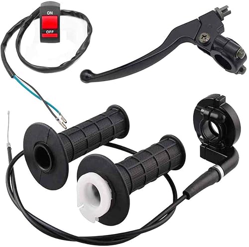 Percha de palanca de freno y mango izquierdo, mango del acelerador, cable del acelerador, para XR80 XR100 CRF70 CRF80 CRF100 Pit Dirt Motor Bike