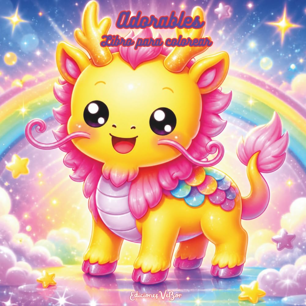 Adorables: Libro para colorear (Colección Infantil Kawaii)