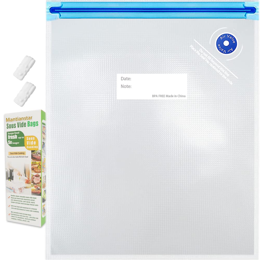 Sous Vide Bags - Keep Food Fresh & Leak-Proof -11