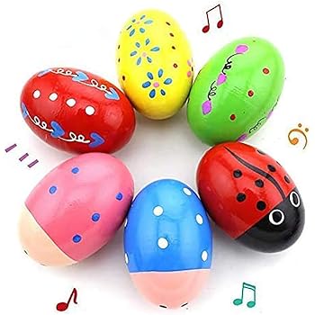 maracas de madera para niños