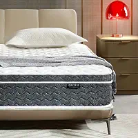 Colchão completo híbrido de 30,5 cm - espuma viscoelástica e molas espirais de bolso individual | alívio de pressão | isolamento de movimento, suporte de borda | certificado CertiPUR-US | firma
