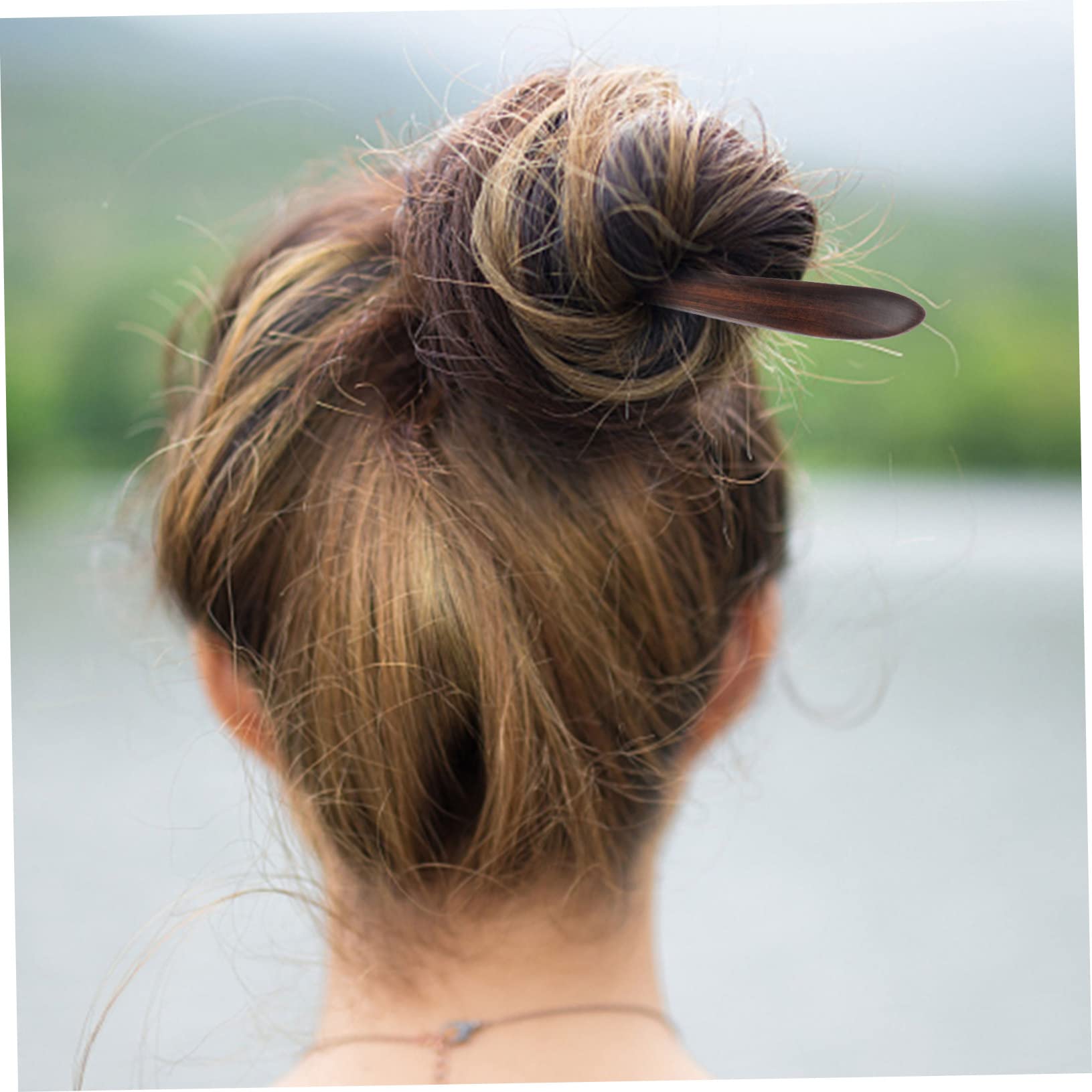 DOITOOL 5stücke Doppelspitzen -haarstäbe Für Lange Haarnadeln Schwarzem Für Hochzeiten Partys Und Tägliches Styling