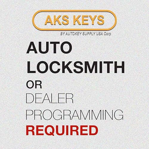 Miniatura 4 de AKS Keys Nueva llave transpondora en blanco sin cortar compatible con chip Chrysler 4D64 Y160-PT (paquete de 2)