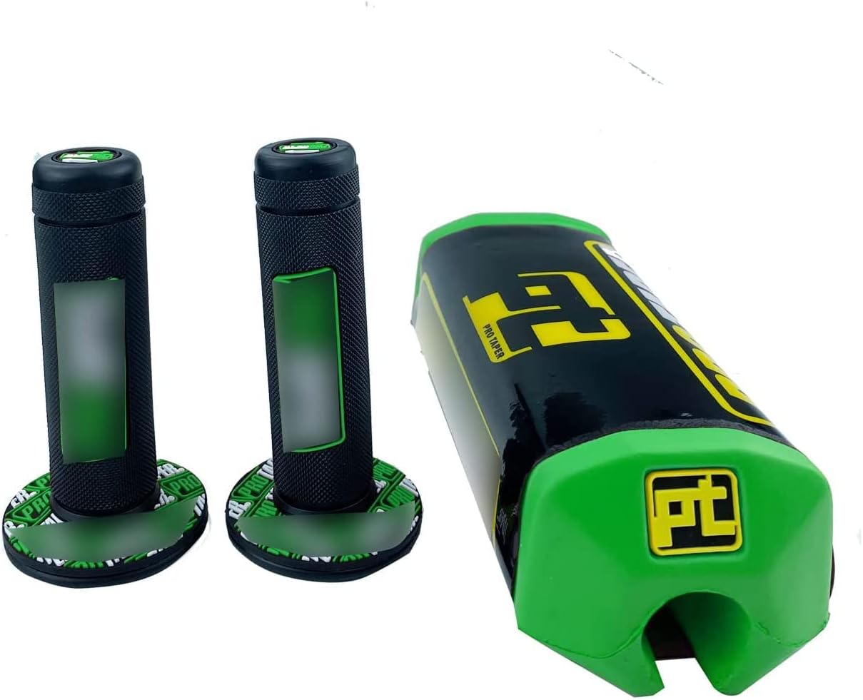 Universal Motorcycle Handlebar Pad Grips Pillow Top Set Square Fat Bar