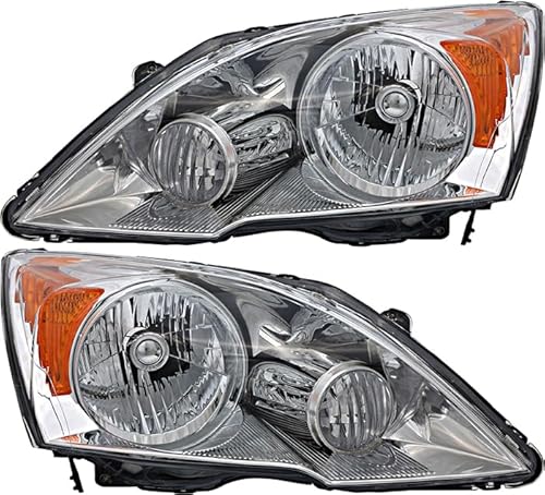 For Honda CRV Headlights Lamps Set 2007 2008 2009 2010
