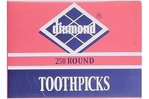 Natural Diamond Toothpicks: Essential Wooden Tooth Care Companion