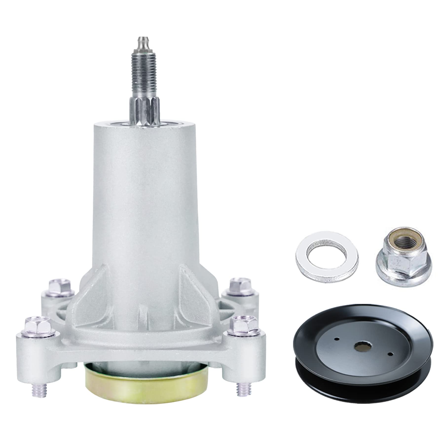 Kit De Husillo Y Polea Para Cortacésped – Reemplazo Para Husqvarna 46, 48 Y 54 Pulgadas, Compatible Con 532192870, 332516B Y Otros Modelos