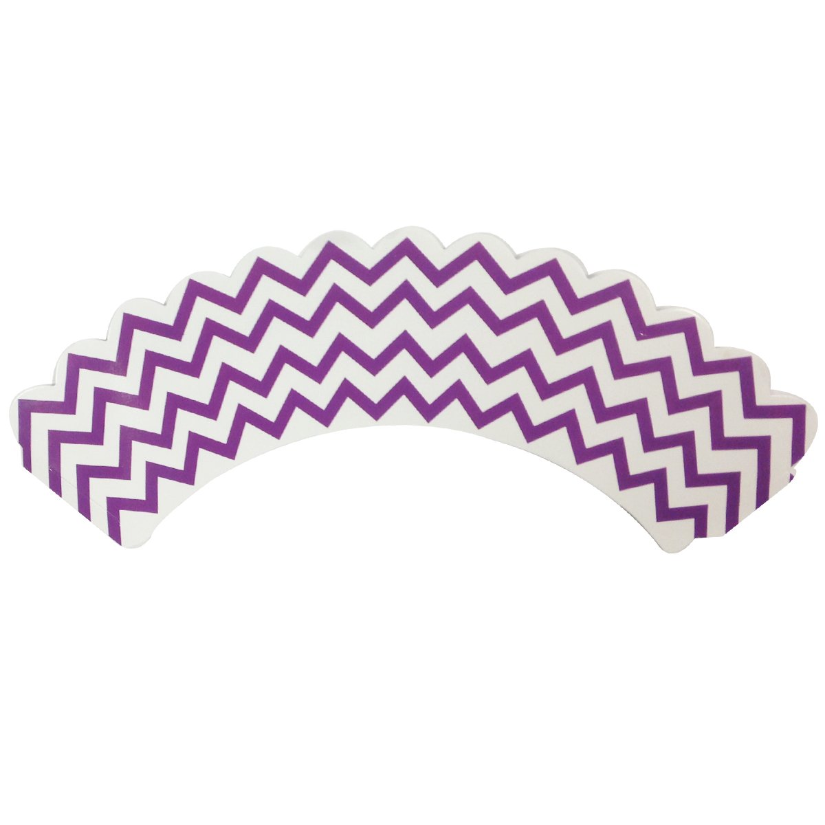 Wrapables Cupcake-Förmchen, Standard, Chevron, Violett, 60 Stück