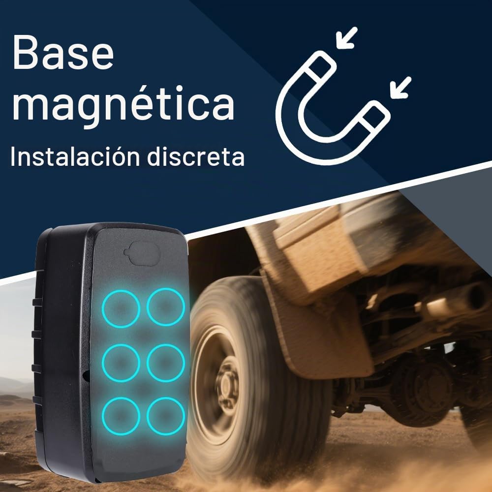 TKMARS 4G Localizador GPS para Coche 20000mAH de Larga Duración, GPS Tracker Impermeable IP67 Magnético Antirrobo Rastreador para Camiones, Moto, Bicicletas, Barcos con App Gratis, 4G TK918