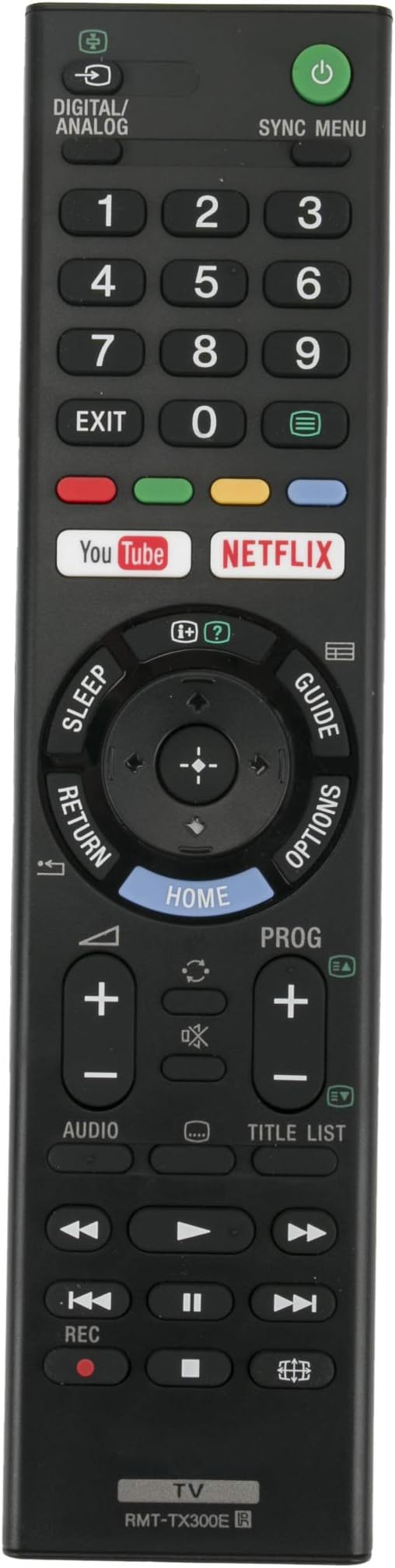ALLIMITY RMT-TX300E (149331411) Remote Control Replace for Sony LED LCD TV KDL-40WE663 KDL-40WE665 KDL-43WE754 KDL-43WE755 KDL-49WE660 KDL-49WE663 KDL-49WE665 KDL-49WE750 KDL-49WE755