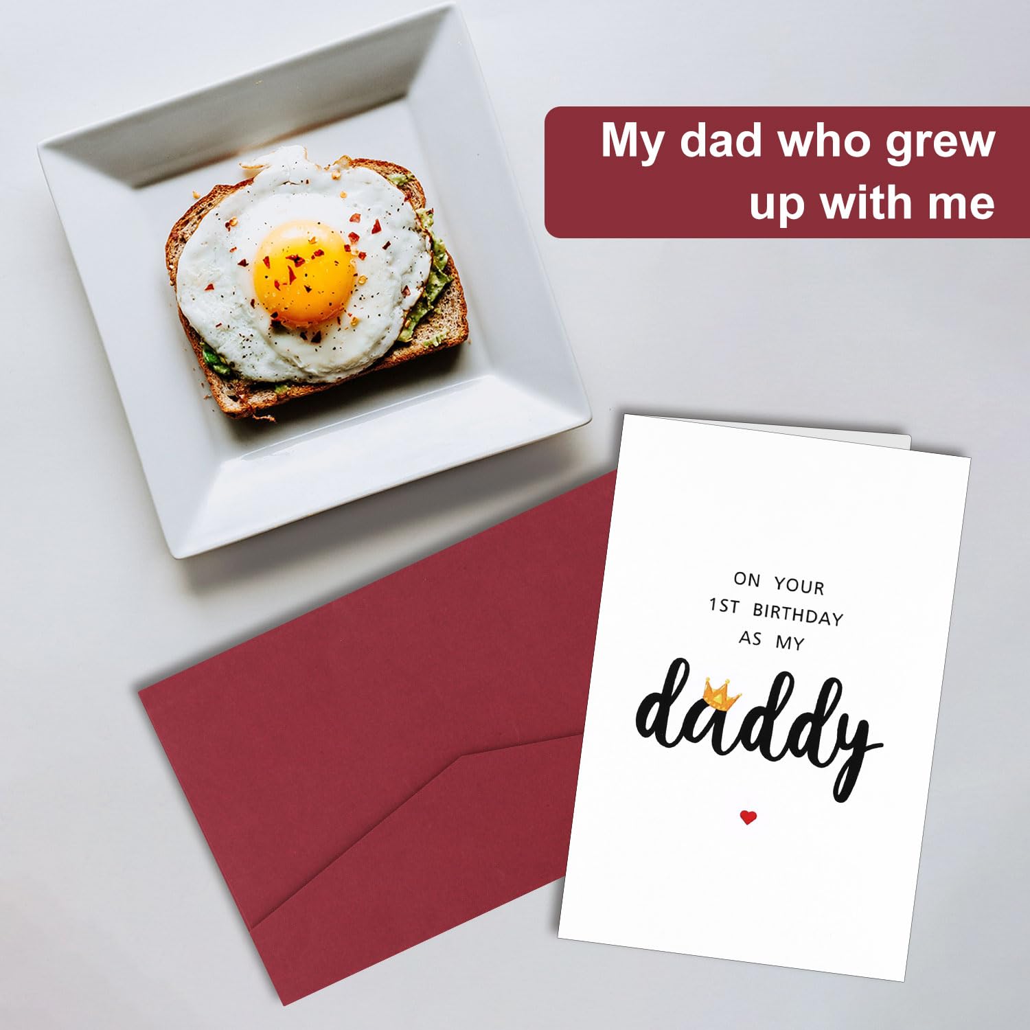 Biglietto Di Auguri Per Papà – "Loved You My Entire Life" – Da Bambini Per Festa Del Papà O Compleanno – Old English Company