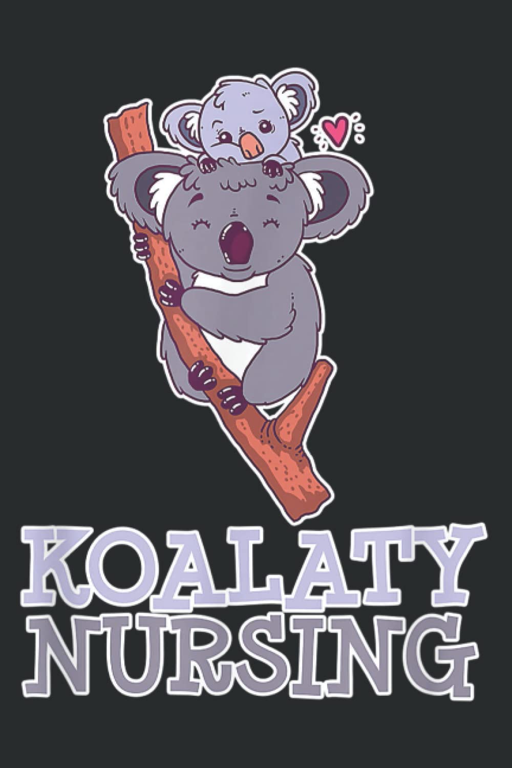 Nurse Koalaty Mom Love Koala Medic Nursing: Lined Journal & Diary Subject Notebooks Planner with Emoji Mood Tracker, 6x9 inches, 120 Pages