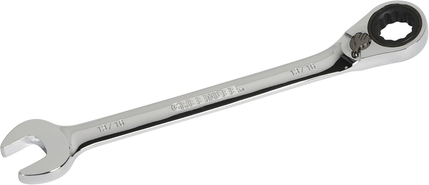 Greenlee 0354-20 Combination Ratcheting Wrench, 13/16-Inch