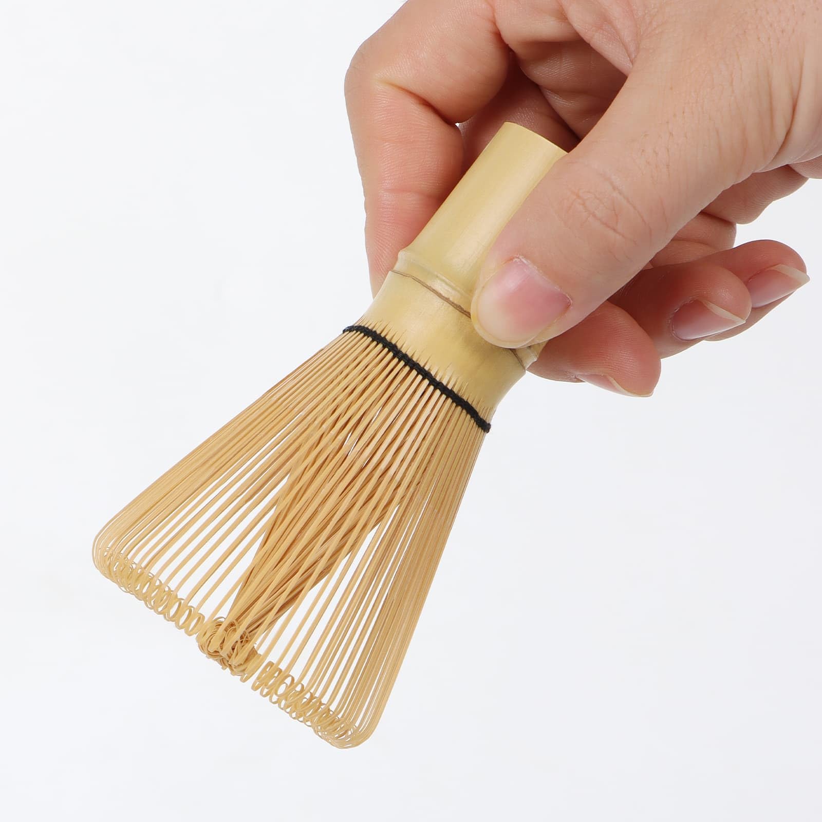 Fouet En Bambou Naturel Chasen 100 Bâtonnets Traditionnel Pour Thé Matcha Vert
