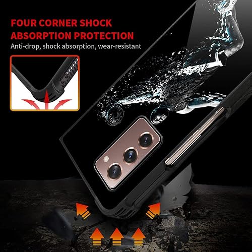 Miniatura 3 de Funda compatible con Galaxy Z fold 2 5G, Jugador de baloncesto 38 Galaxy Z Fold 2 5G, patrón para niños y hombres, funda de TPU suave a prueba de