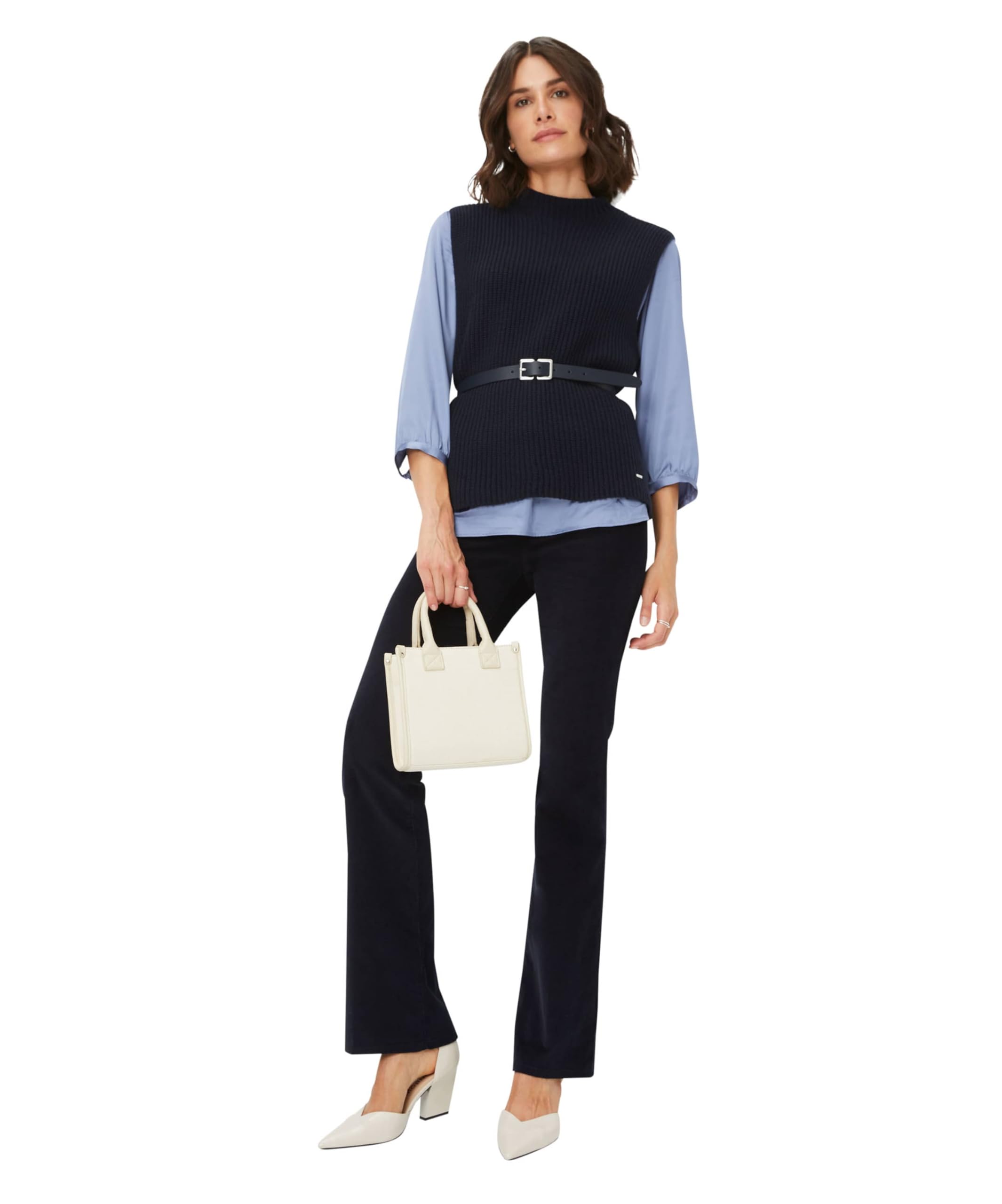 Brax Damen Style Enie Cotton Wool Pullunder Pullunder