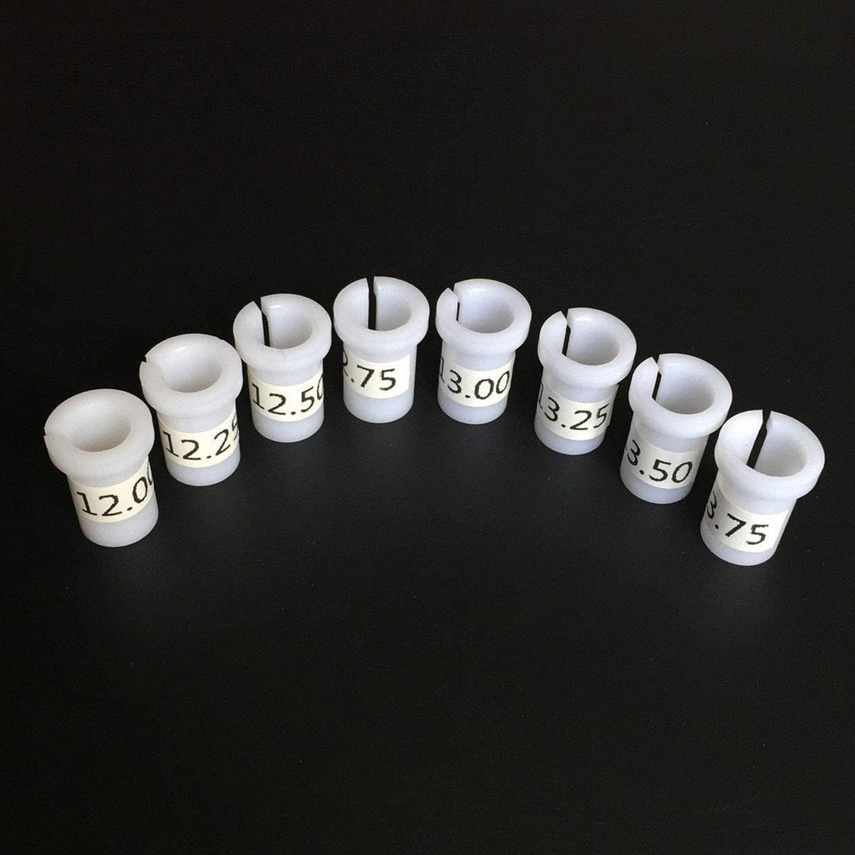 8PC Pool Cue POM Ferrule/Shaft Collet Sleeve - Cue Building Tool Lathe Accessory