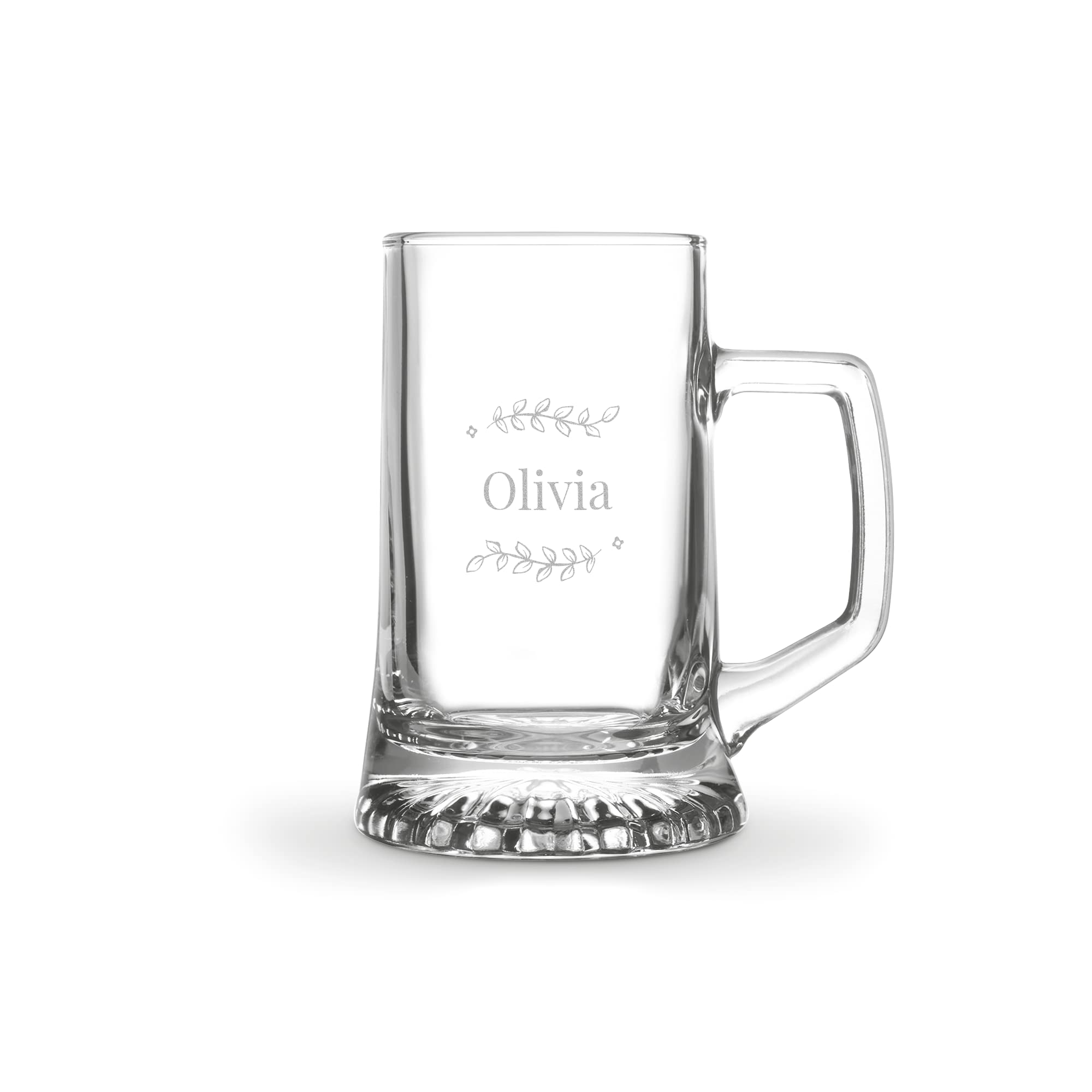 Bierkrug personalisiert mit Name oder Text - Geburtstagsgeschenk personalisiert, Bierkrug mit gravur, spülmaschinentauglich (1)