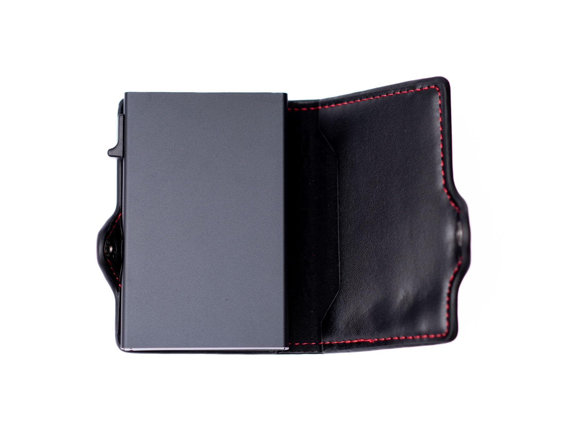 Athletic Club Tarjetero Automático de Cuero con Billetera. Producto Oficial