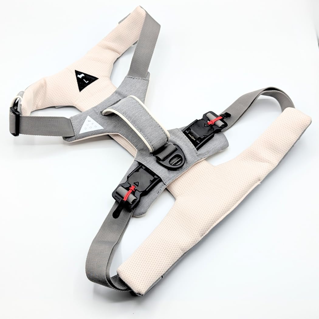 Pettorina magnetica per cani forte e sicura con fibbia Easy Lock – Comoda pettorina anti-tiro per razze di cani di taglia piccola, media e grande (L)