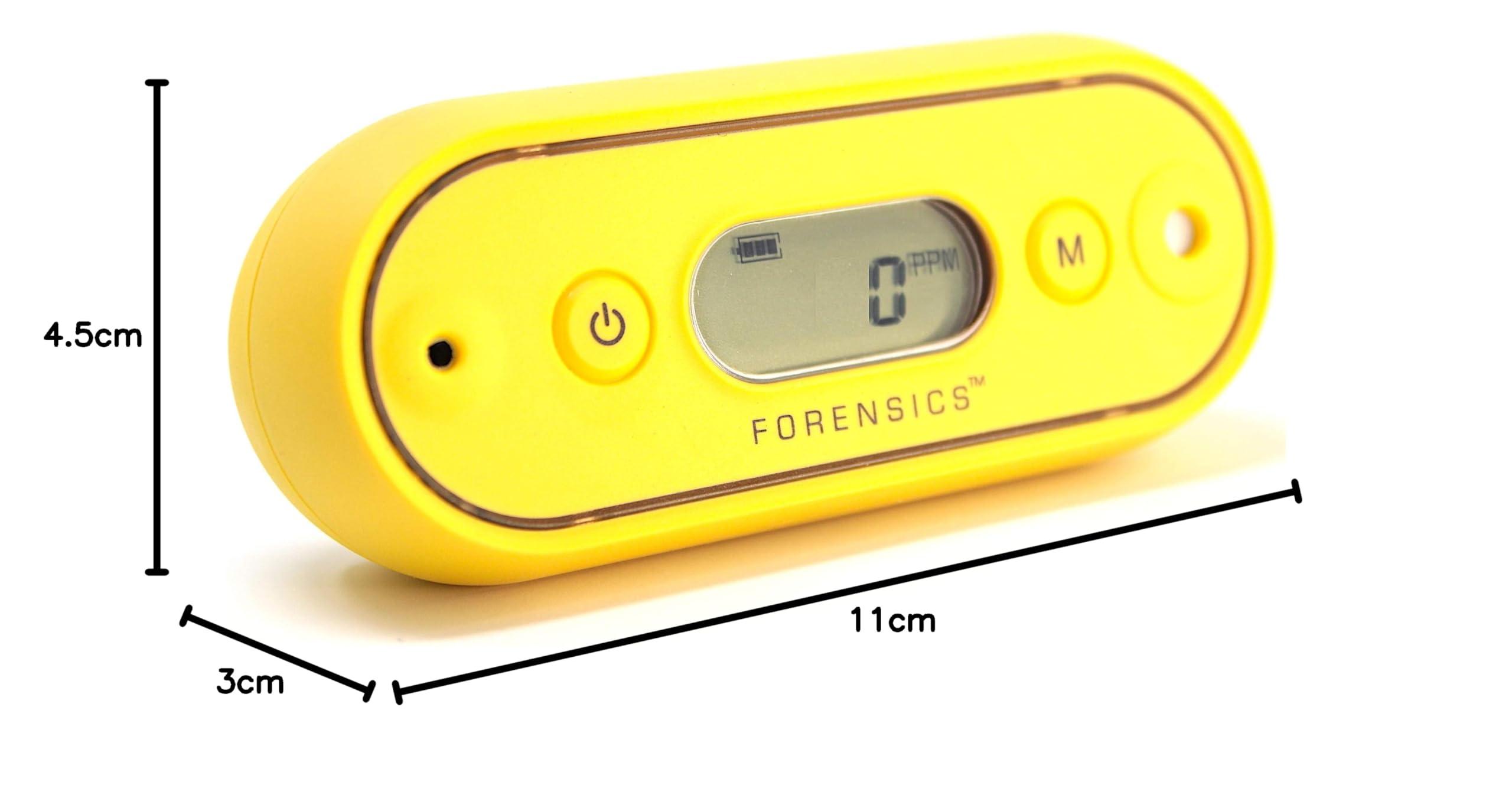 Medidor de Monóxido de Carbono (CO) | Certificado de Calibración EU | Impermeable | Batería de 2 Años | Sensor de 3 Años | 0–1000 ppm CO