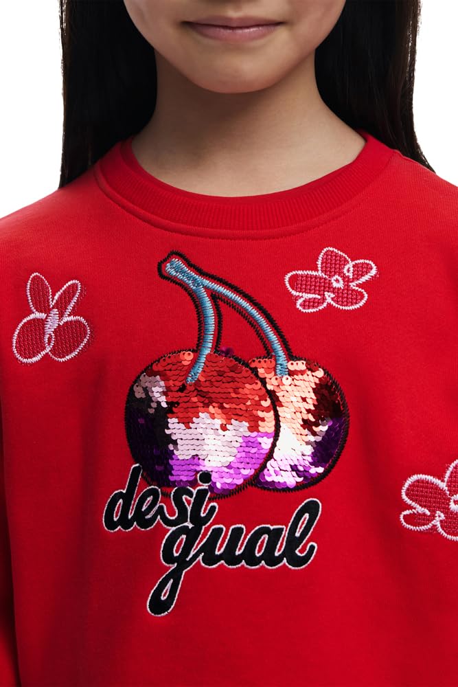 Desigual Sweat_Cherries Sweatshirt Niñas (Pack de 1)