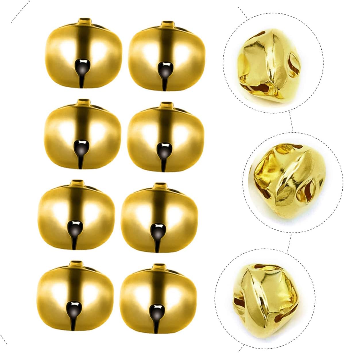 60pcs Small Jingle Bells for Door Knob DIY Craft Bells Decorative Christmas Decor